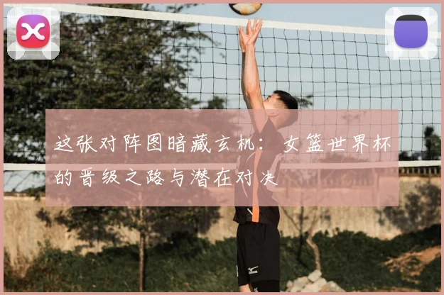 这张对阵图暗藏玄机：女篮世界杯的晋级之路与潜在对决